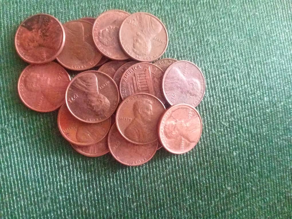 Lincoln One Cent Collection 1970-1979 – 24 Coins
