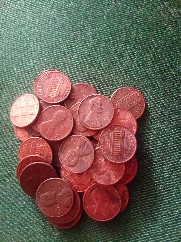 Lincoln One Cent Collection 1980-1989 – 42 Coins