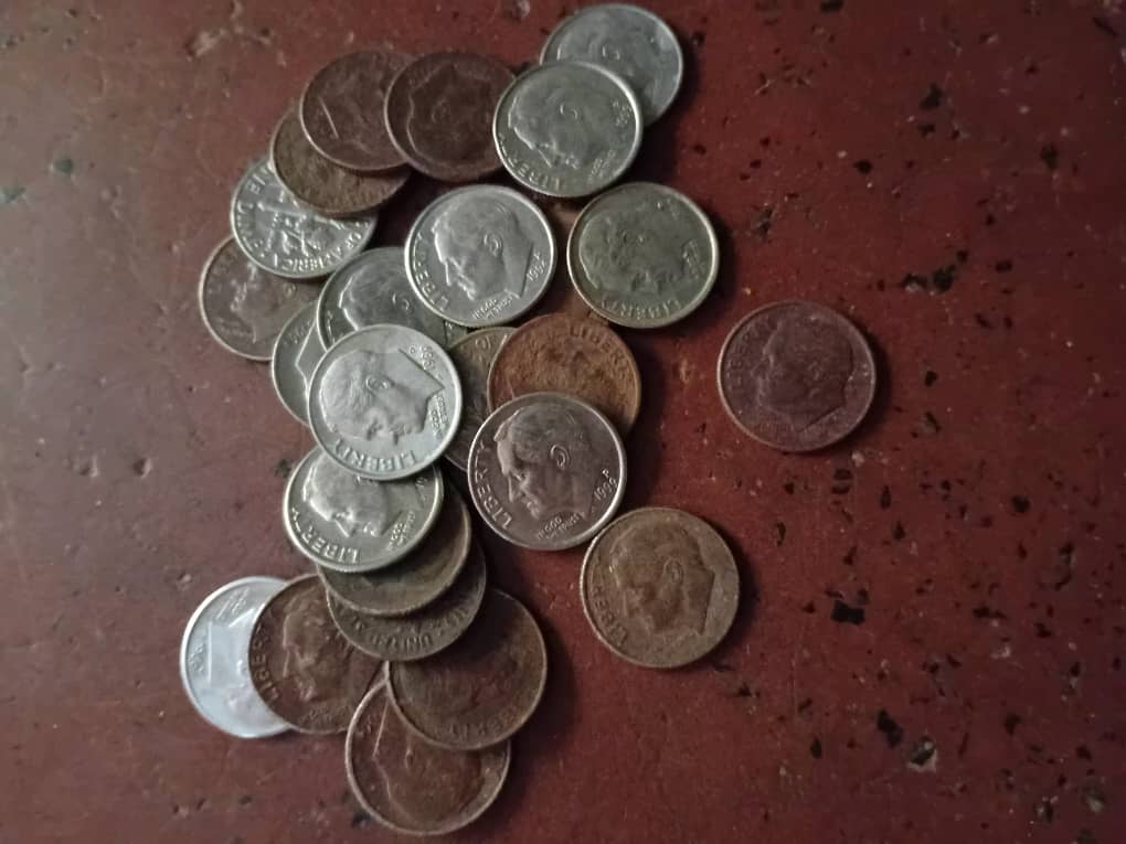 24 Silver Dimes Collection
