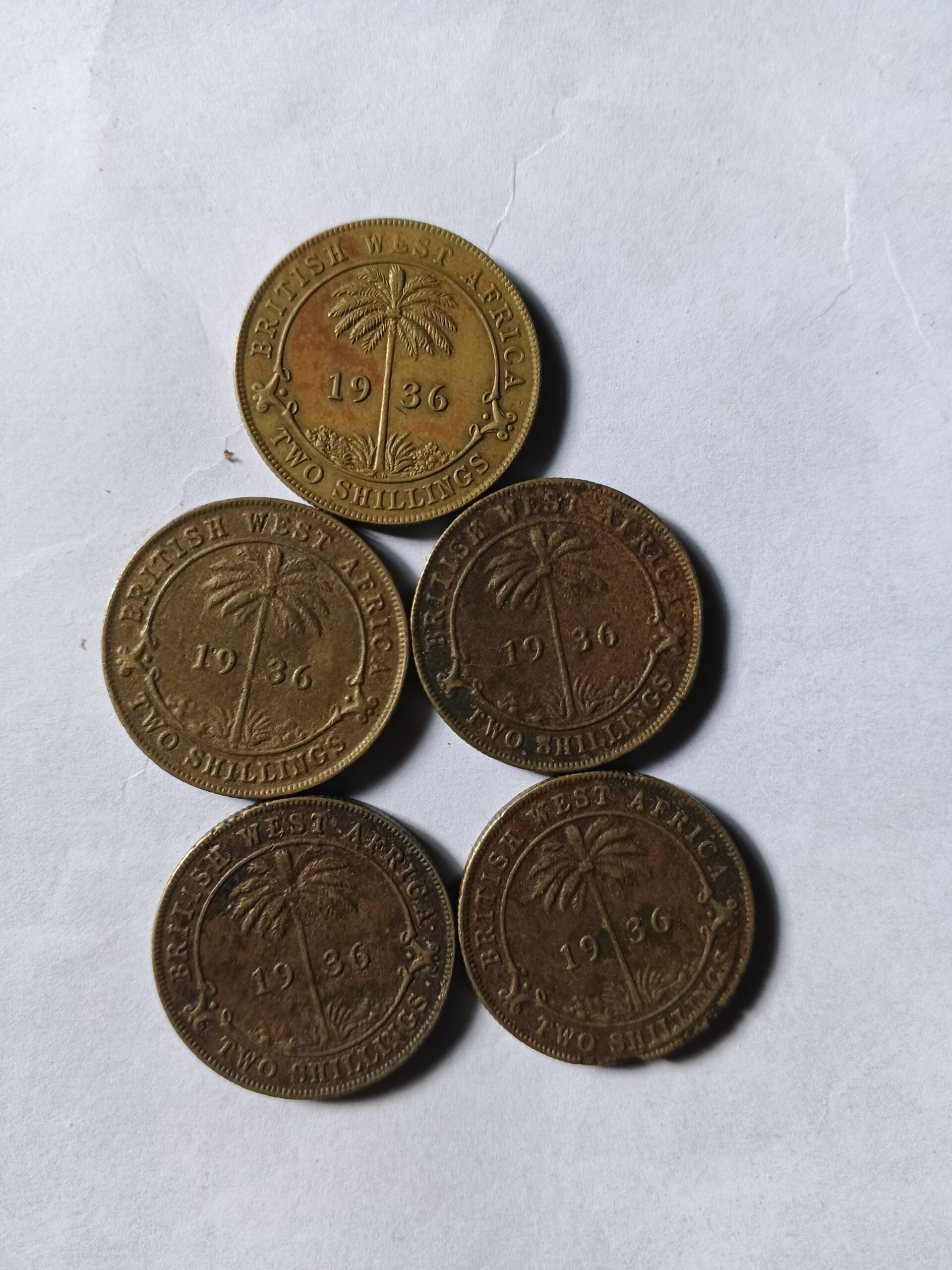 King George full coat two shillings 1936.